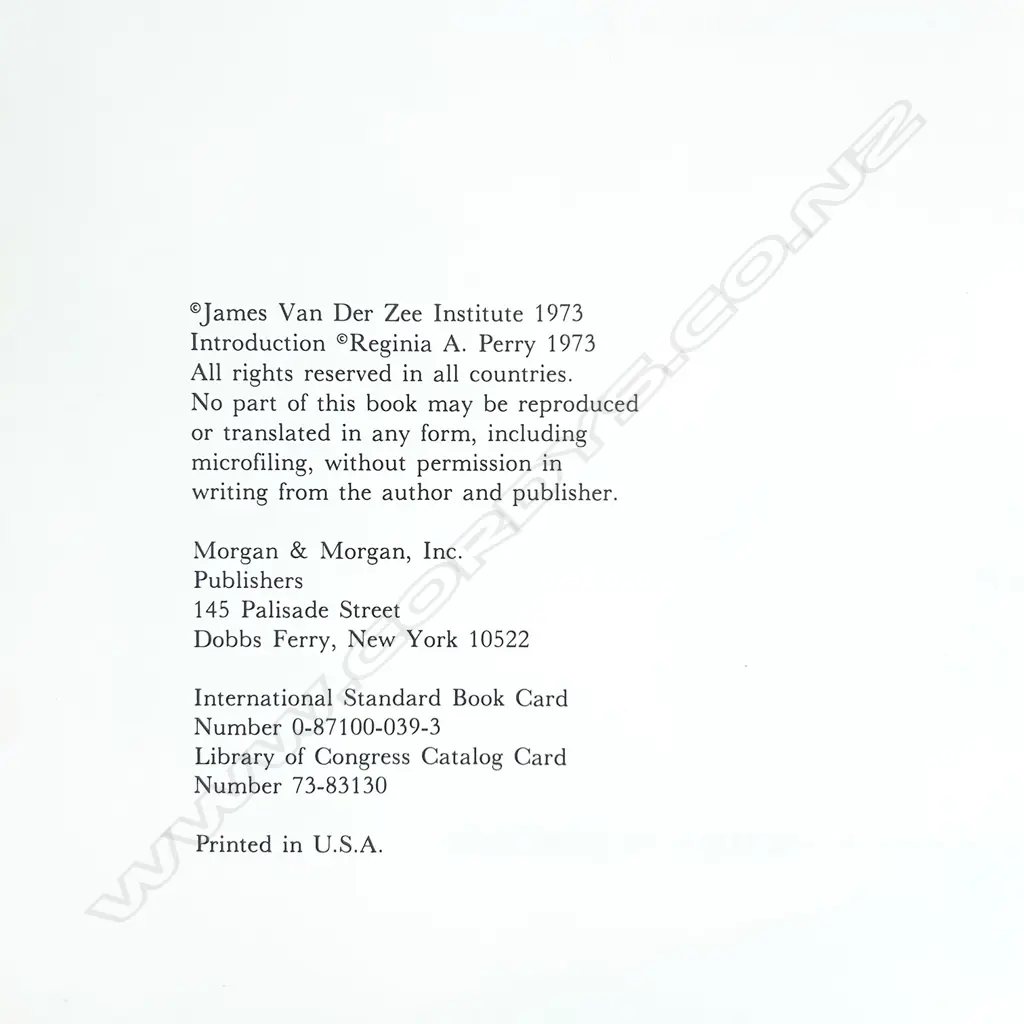 JAMES VAN DER ZEE Image 1++